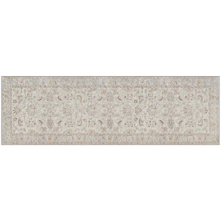 Gel Pro Gel Pro NeverMove 24 in. W X 76 in. L Beige Jordan Oatmeal Polyester Runner Rug 107-1-2476-JDOT